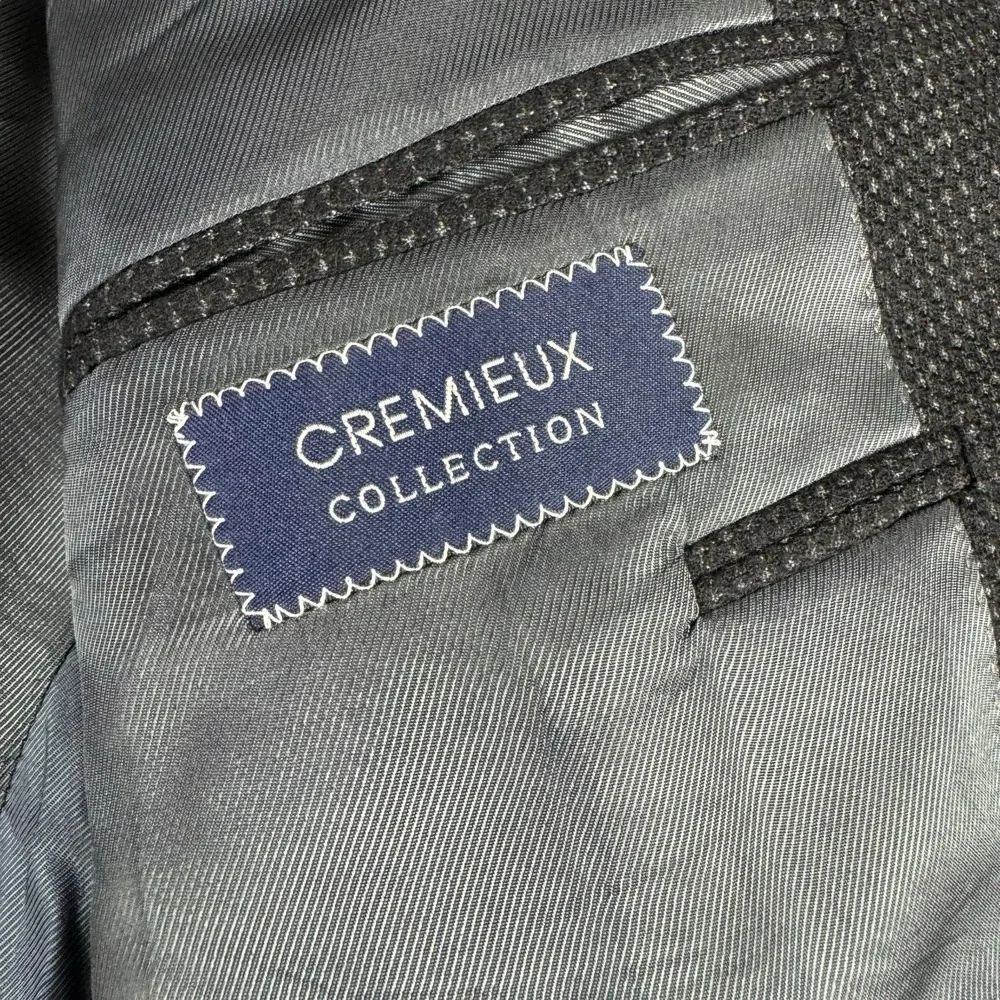 Cremieux Loro Piana Wool‎ Blazer Charcoal 46R Denverwood Sport Coat